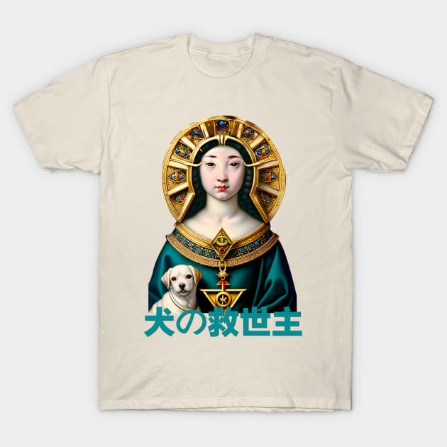 Dog Savior Japanese Saint T-Shirt by chilangopride